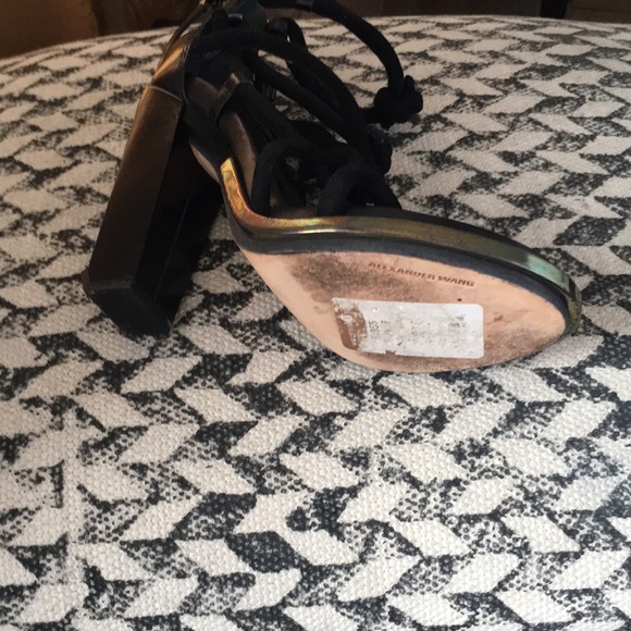 Selling my black strapped Alexander Wang high heel sandal. - Picture 2 of 3